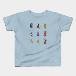 Endangered Beetles Around the World Kids T-Shirt